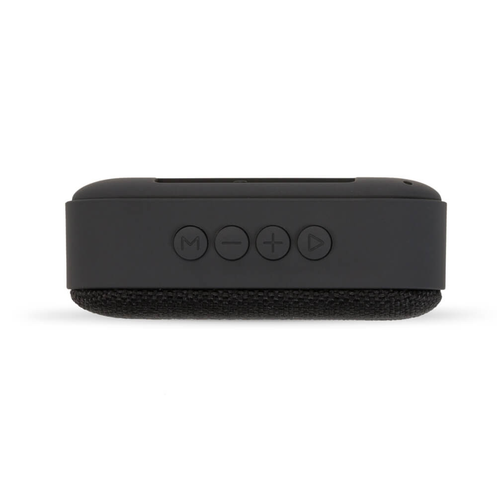 CX DE SOM BLUETOOTH EMBORRACHADA SPX-02070-PRE NA COR PRETO - Imagem 3