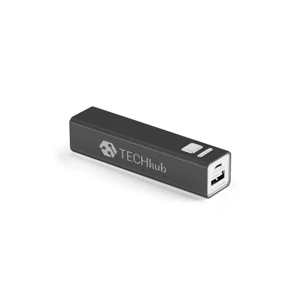 Bateria portátil em alumínio. Bateria de lítio com capacidade de 2.200 mAh - Imagem 3
