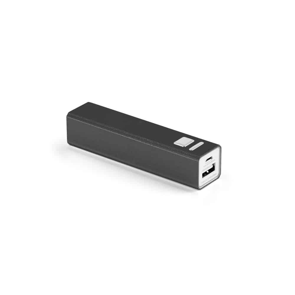 Bateria portátil em alumínio. Bateria de lítio com capacidade de 2.200 mAh - Imagem 2