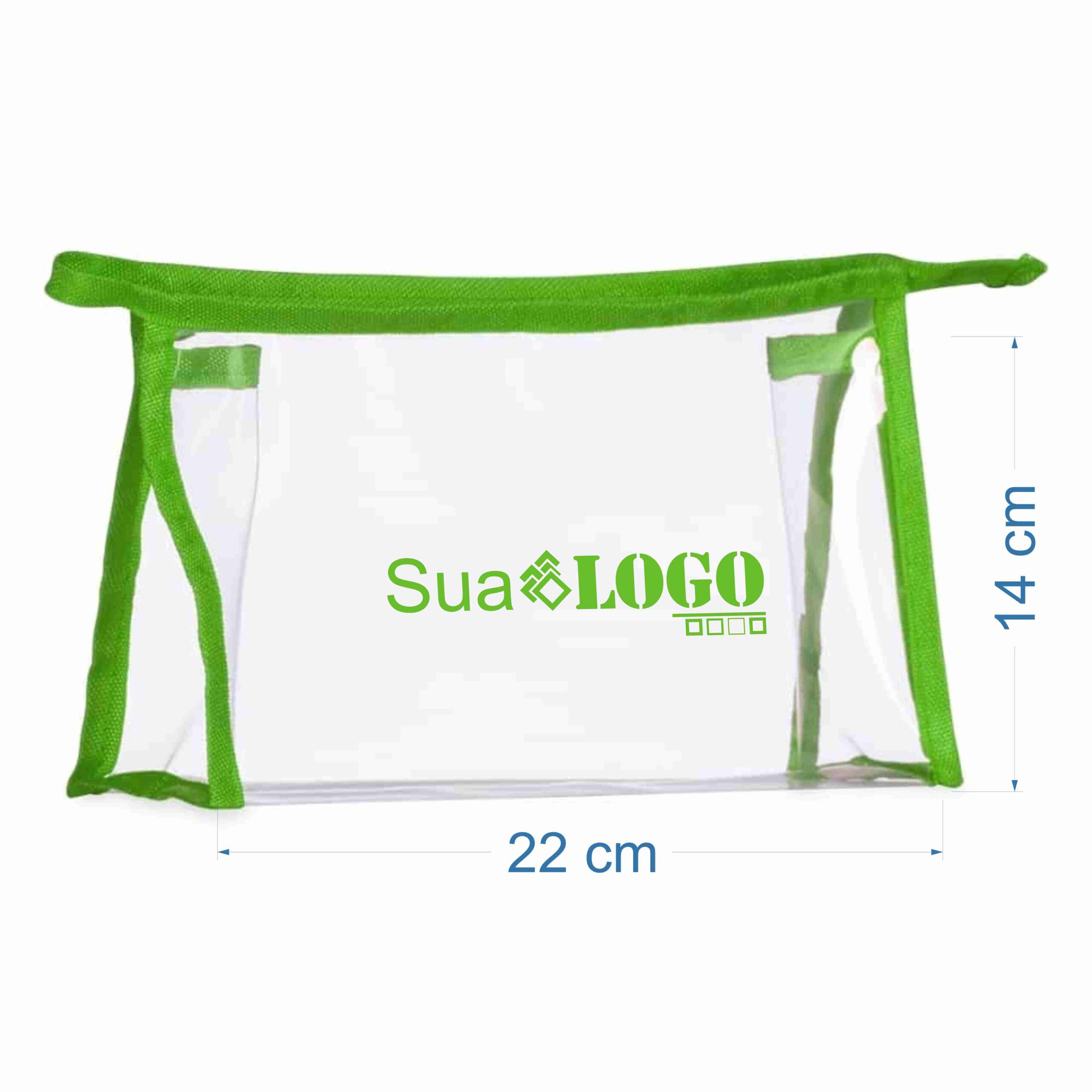 NECESSAIRE PLÁSTICA SPX-02092-VD/TRA NA COR VERDE - Imagem 2