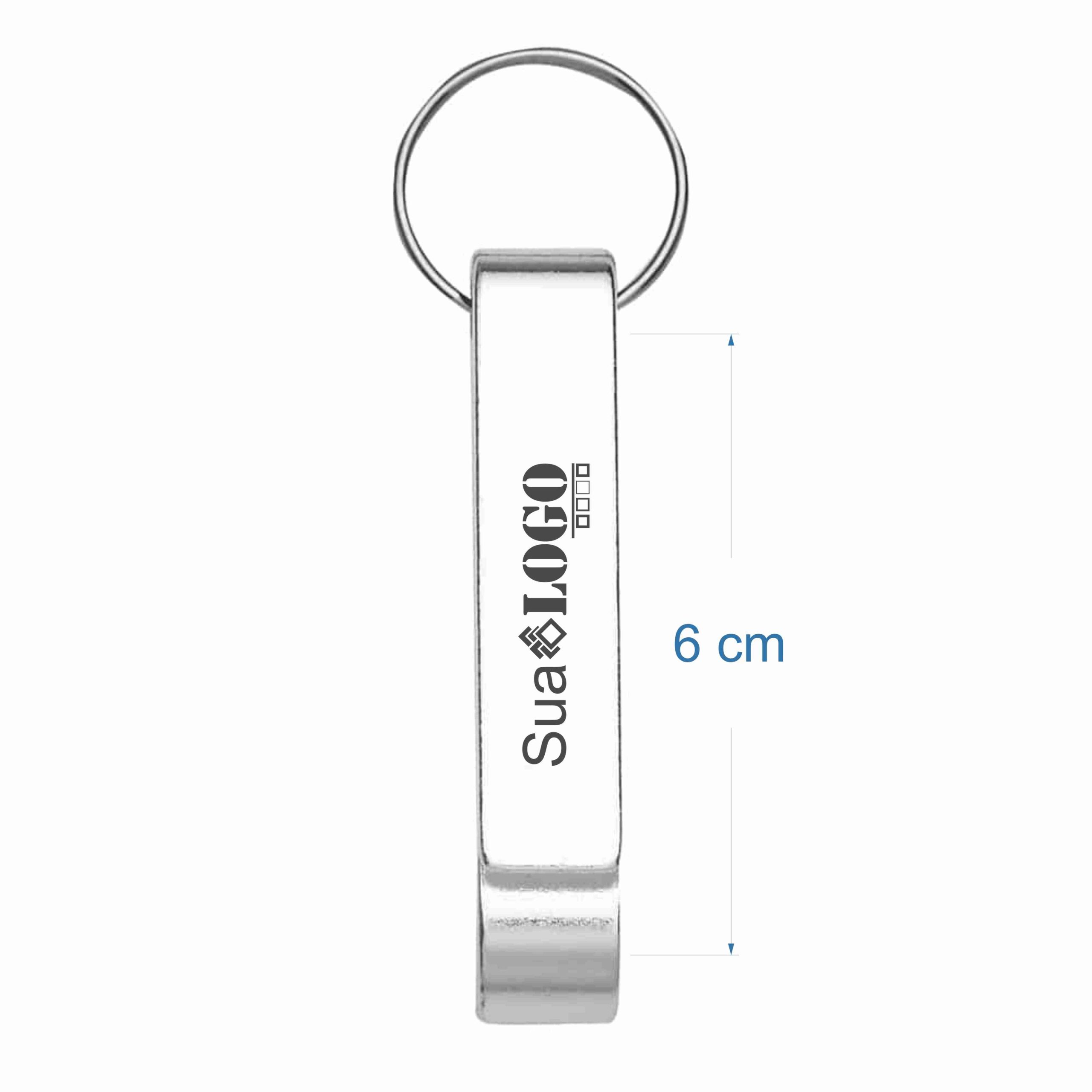 CHAVEIRO METAL ABRIDOR SPX-09824-PRA NA COR PRATA - Imagem 2