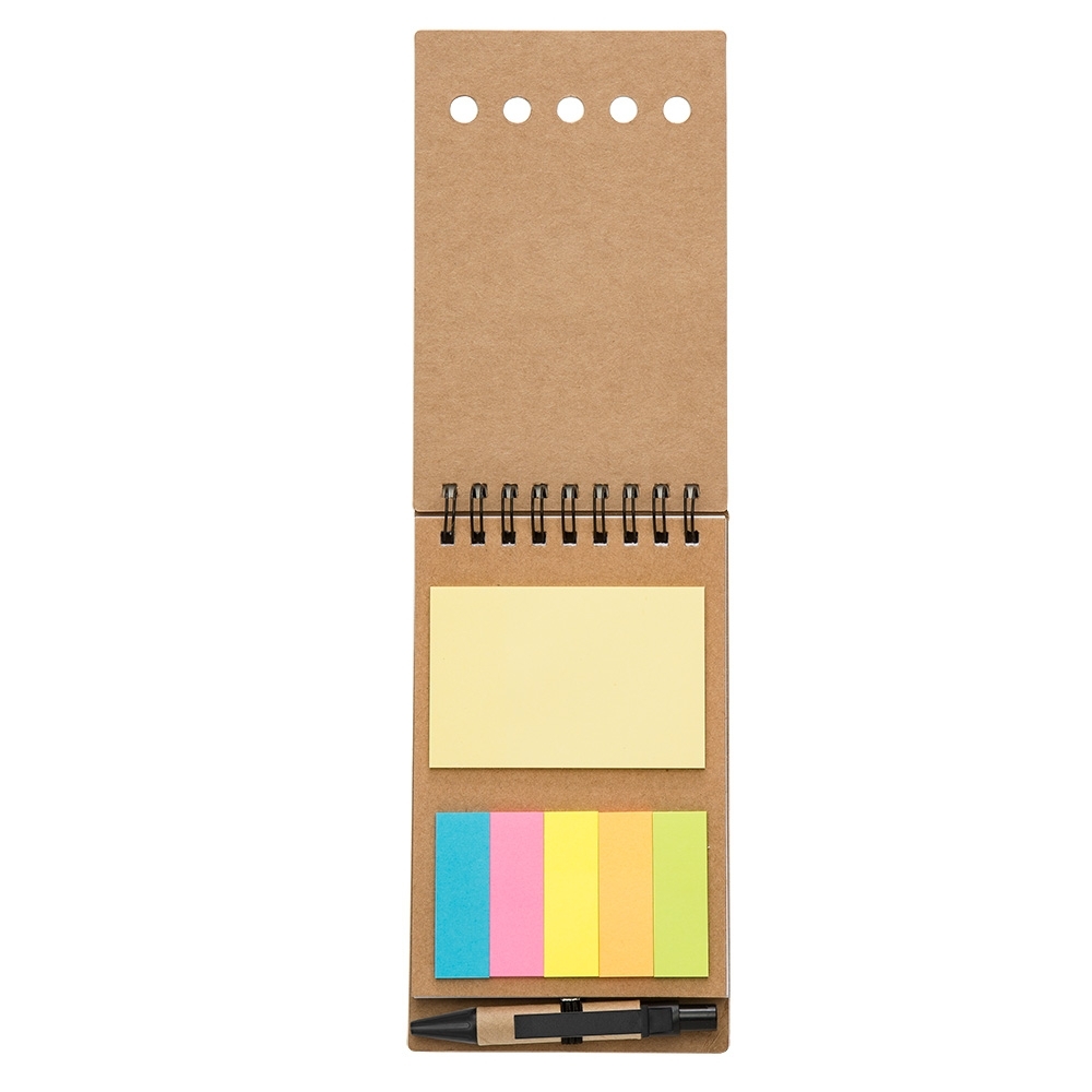 BLOCO DE ANOT. C/ AUTOADESIVO SPX-12244B-PRE NA COR KRAFT - Imagem 3