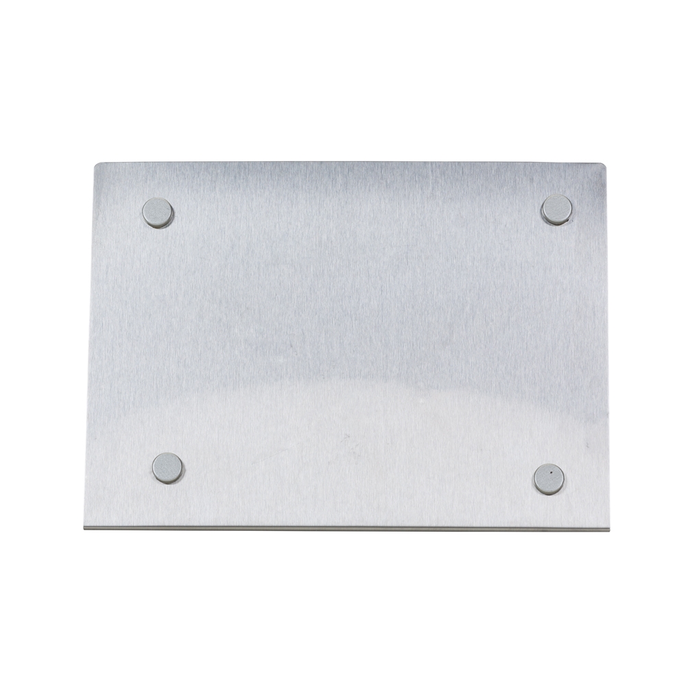 PORTA RETRATO INOX ESCOVADO C/ IMÃ SPX-06589-PRA NA COR PRATA