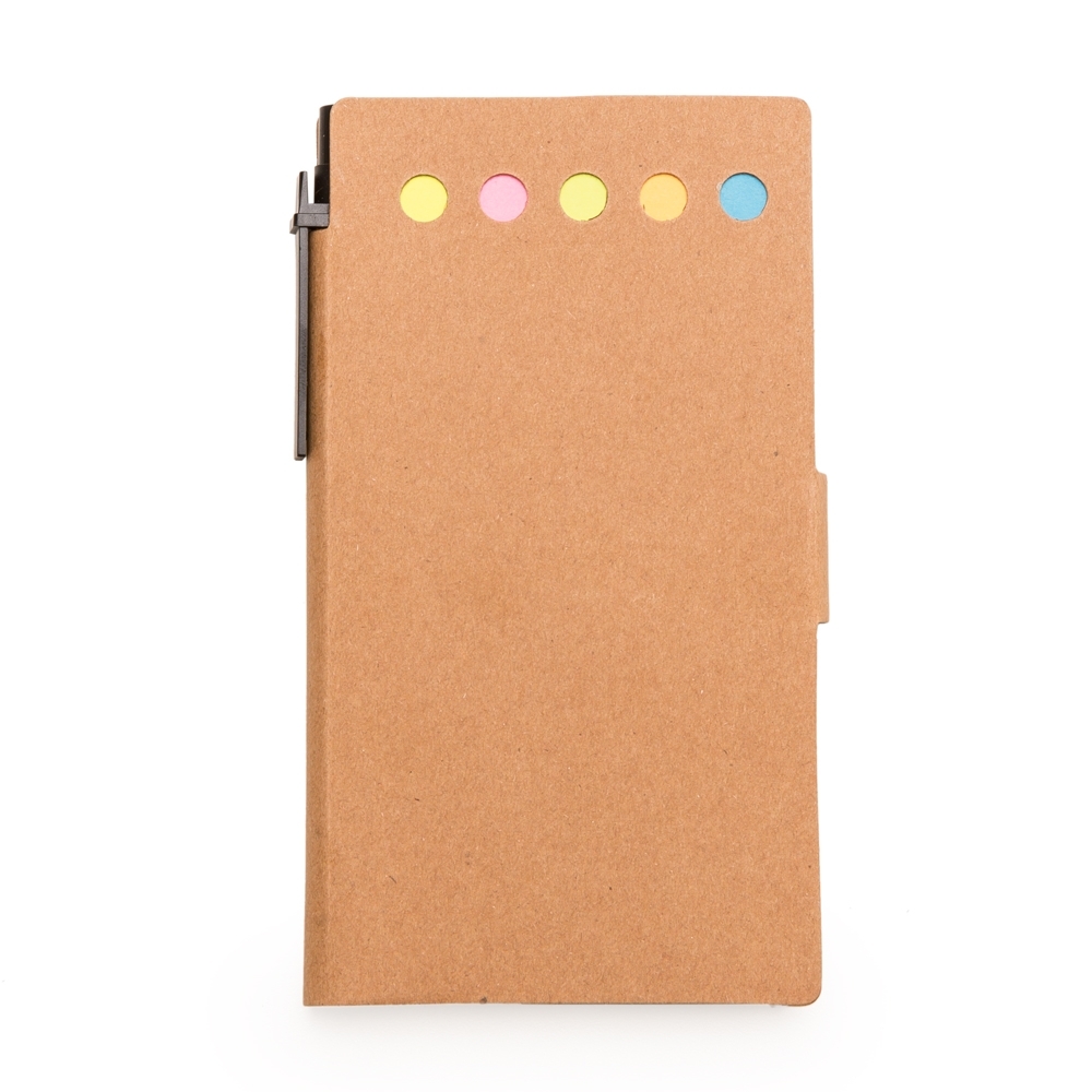 BLOCO DE ANOT. C/ AUTOADESIVOS SPX-13774-KRA NA COR KRAFT