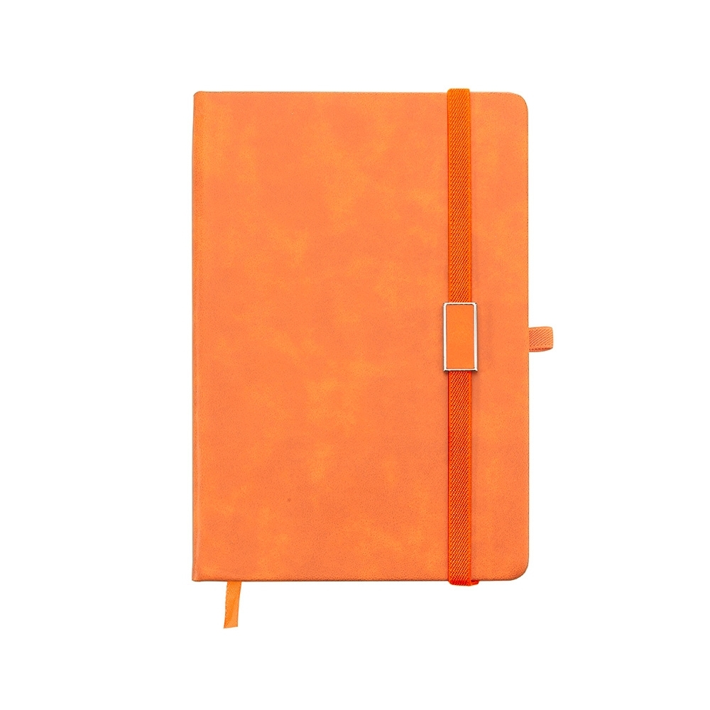 CADERNETA EMBORRACHADA SPX-03002B-LAR NA COR LARANJA