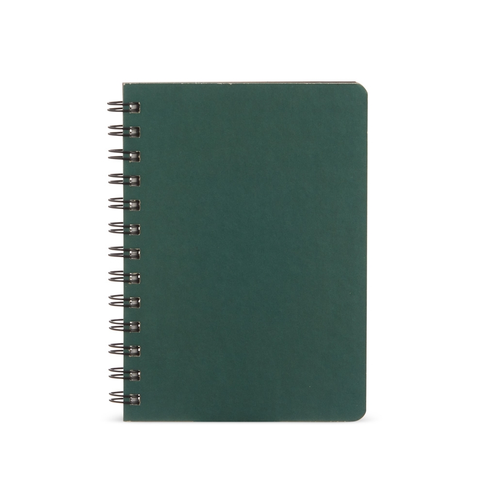 CADERNETA KRAFT 17X13 COM PAUTA SPX-14919-VD NA COR VERDE