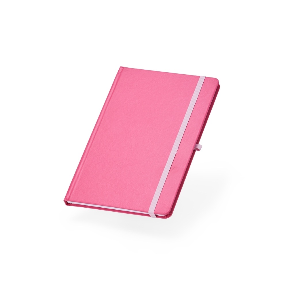 CADERNETA DE COURO SINTÉTICO SPX-P@14881-ROS NA COR ROSA