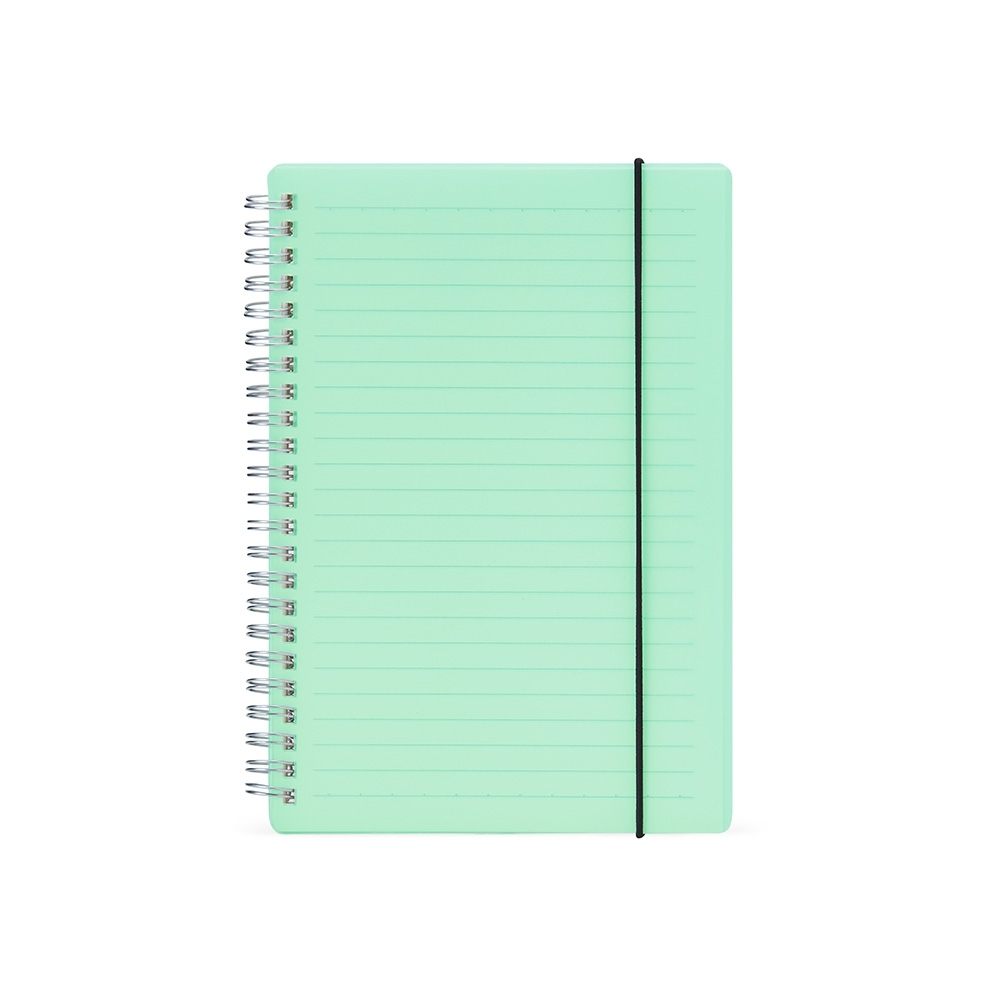 CADERNO COM CAPA PLÁSTICA SPX-05058-AZU NA COR AZUL