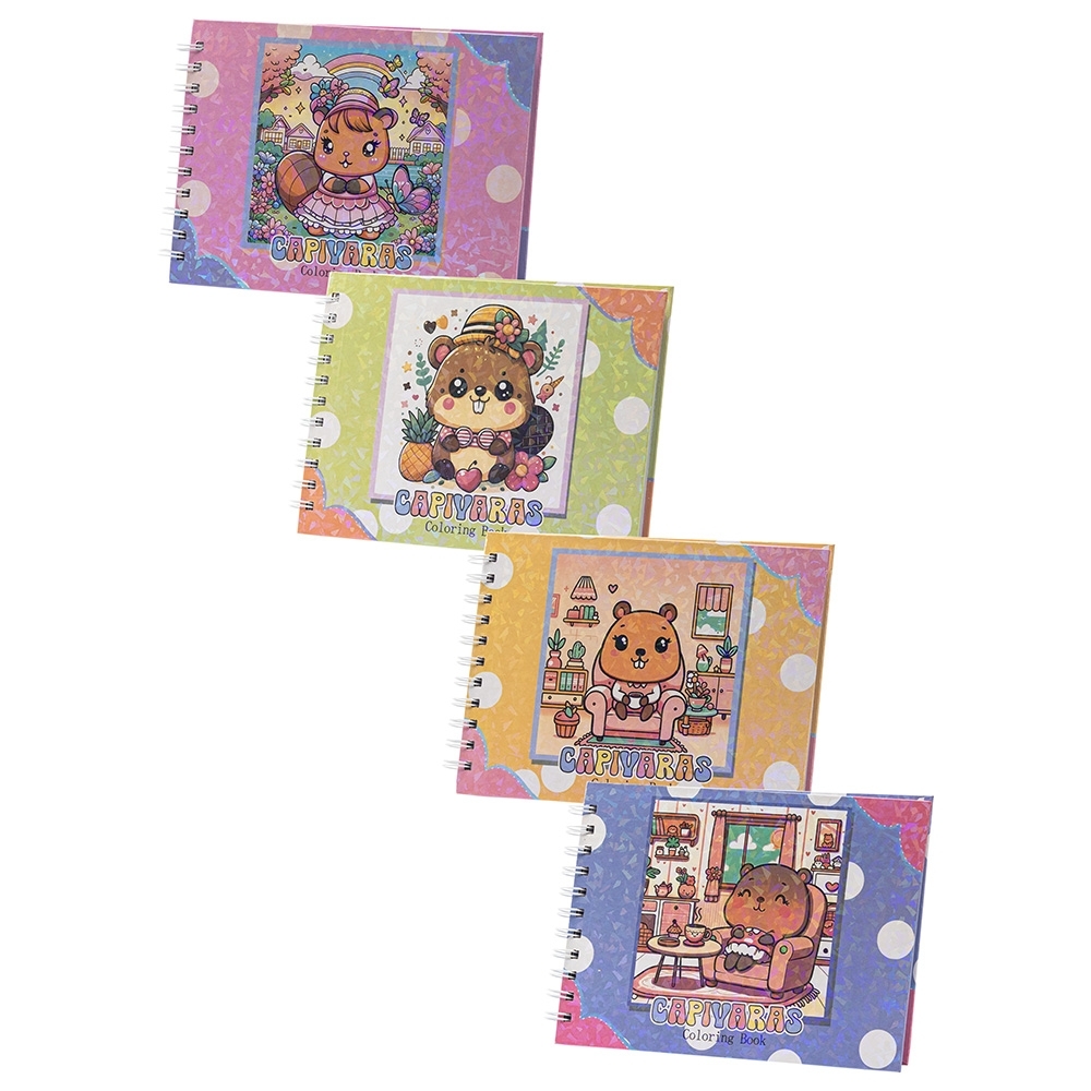 LIVRO DE COLORIR CAPIVARA SPX-P$09020-MIS NA COR COLORIDO
