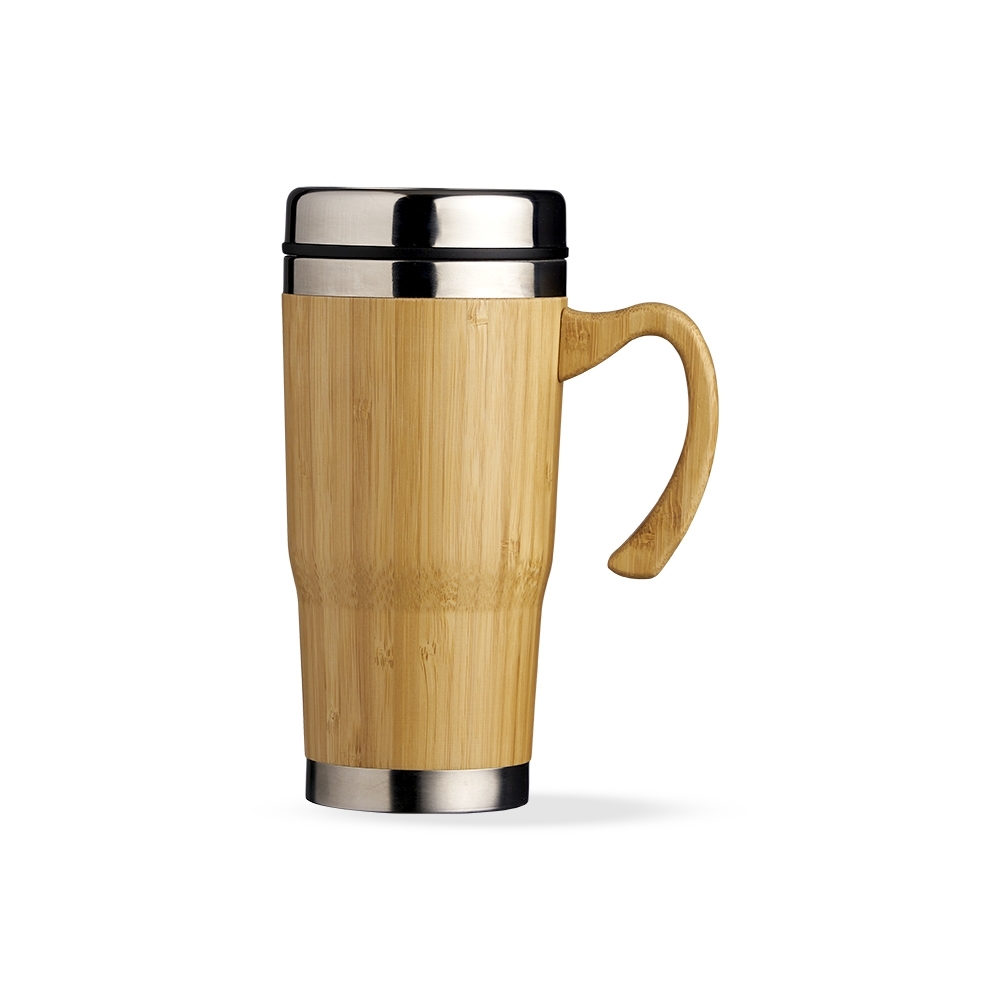 CANECA BAMBU 450ML SPX-18643-BMB NA COR MADEIRA
