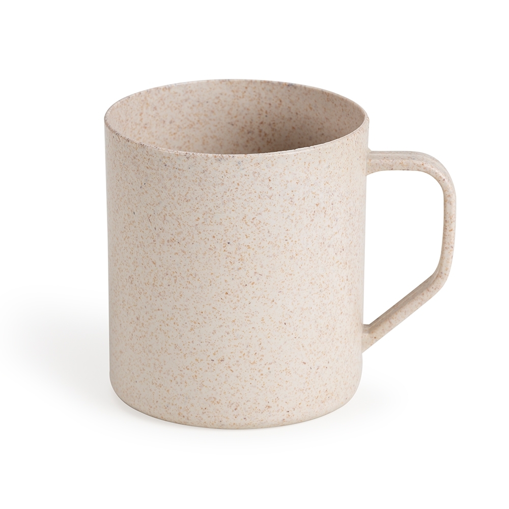 CANECA FIBRA DE ARROZ  SPX-14508-BEG NA COR BEGE