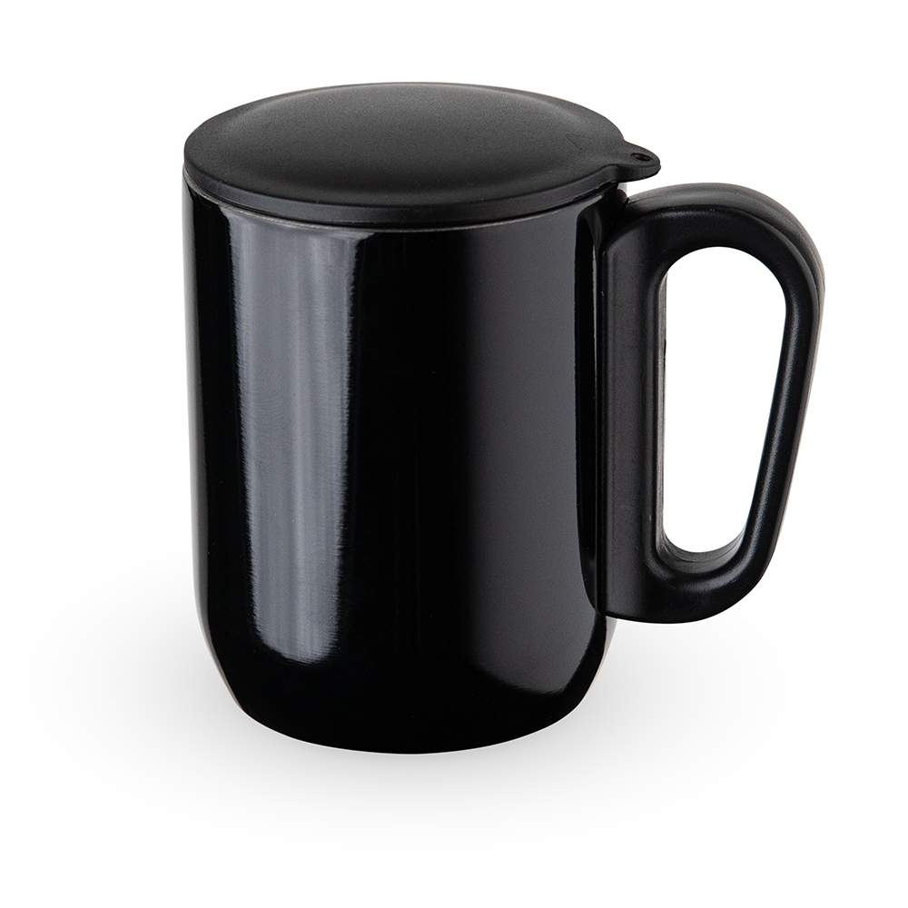 CANECA INOX PAREDE DUPLA 230ML SPX-18622-PRE NA COR PRETO