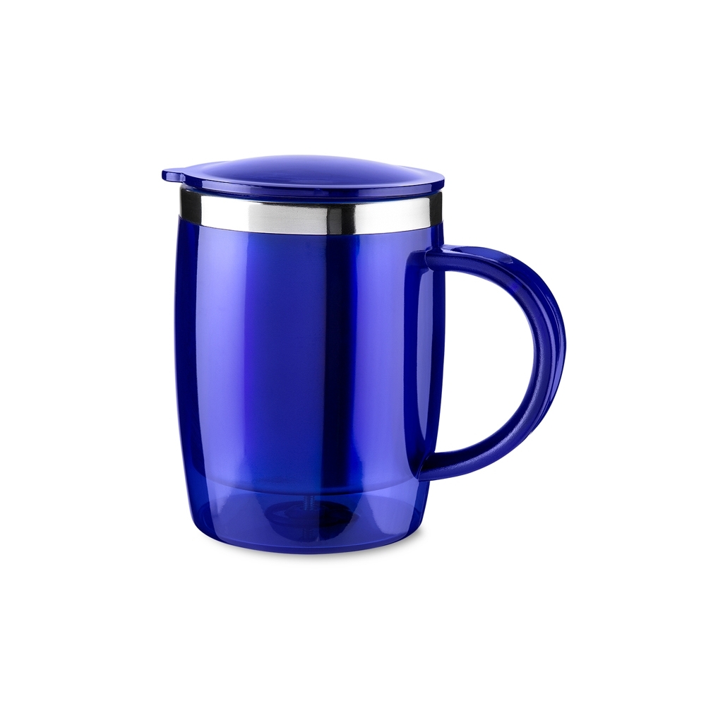 CANECA PLÁSTICA 400ML SPX-14617-AZU NA COR AZUL