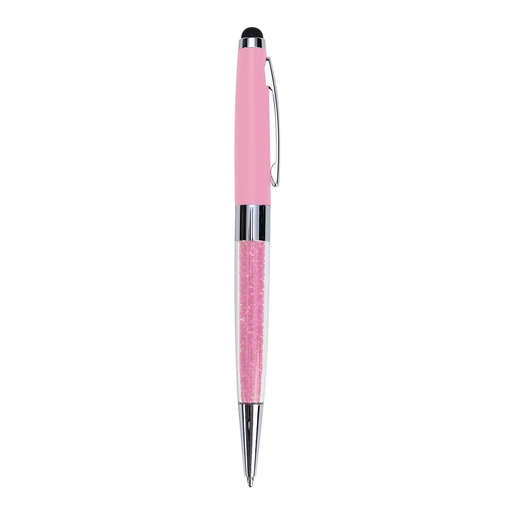 CANETA METAL TOUCH SPX-13991B-ROS NA COR ROSA