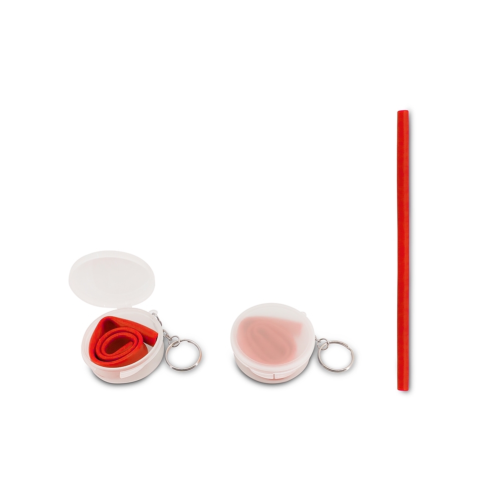 CANUDO EM SILICONE NO ESTOJO SPX-14342-VM NA COR VERMELHO