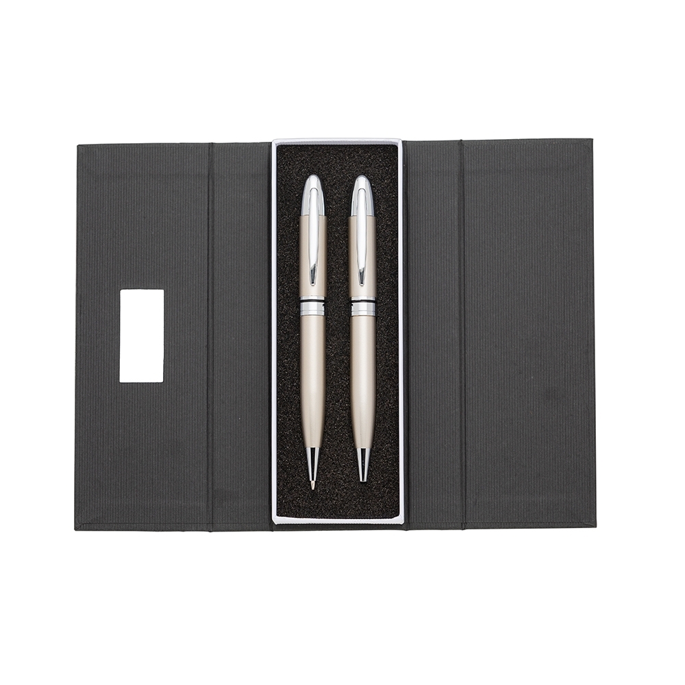 CONJUNTO CANETA E LAPISEIRA SPX-180PAR-CHA NA COR COBRE