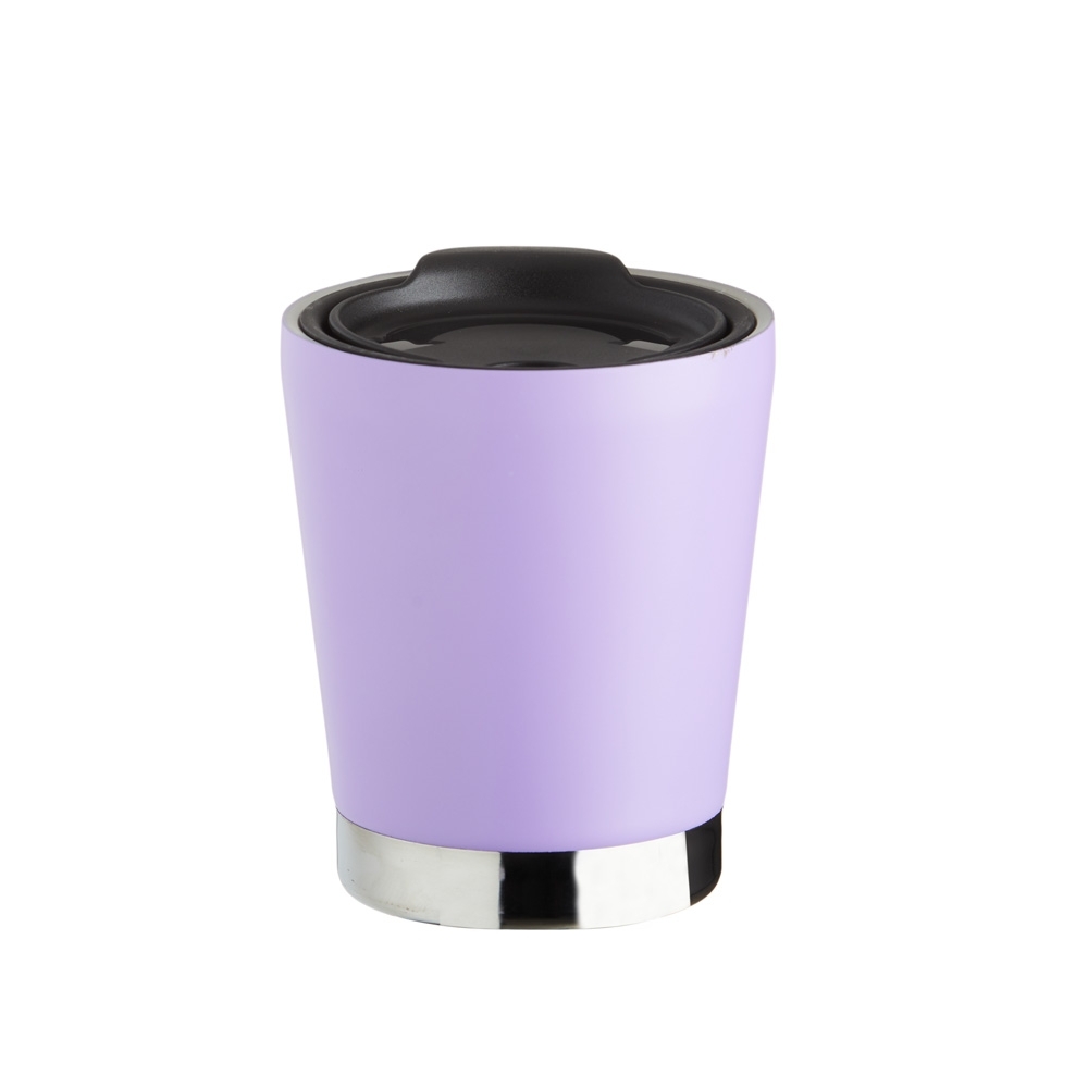 COPO INOX PAREDE DUPLA 300ML SPX-18722-ROX NA COR ROXO