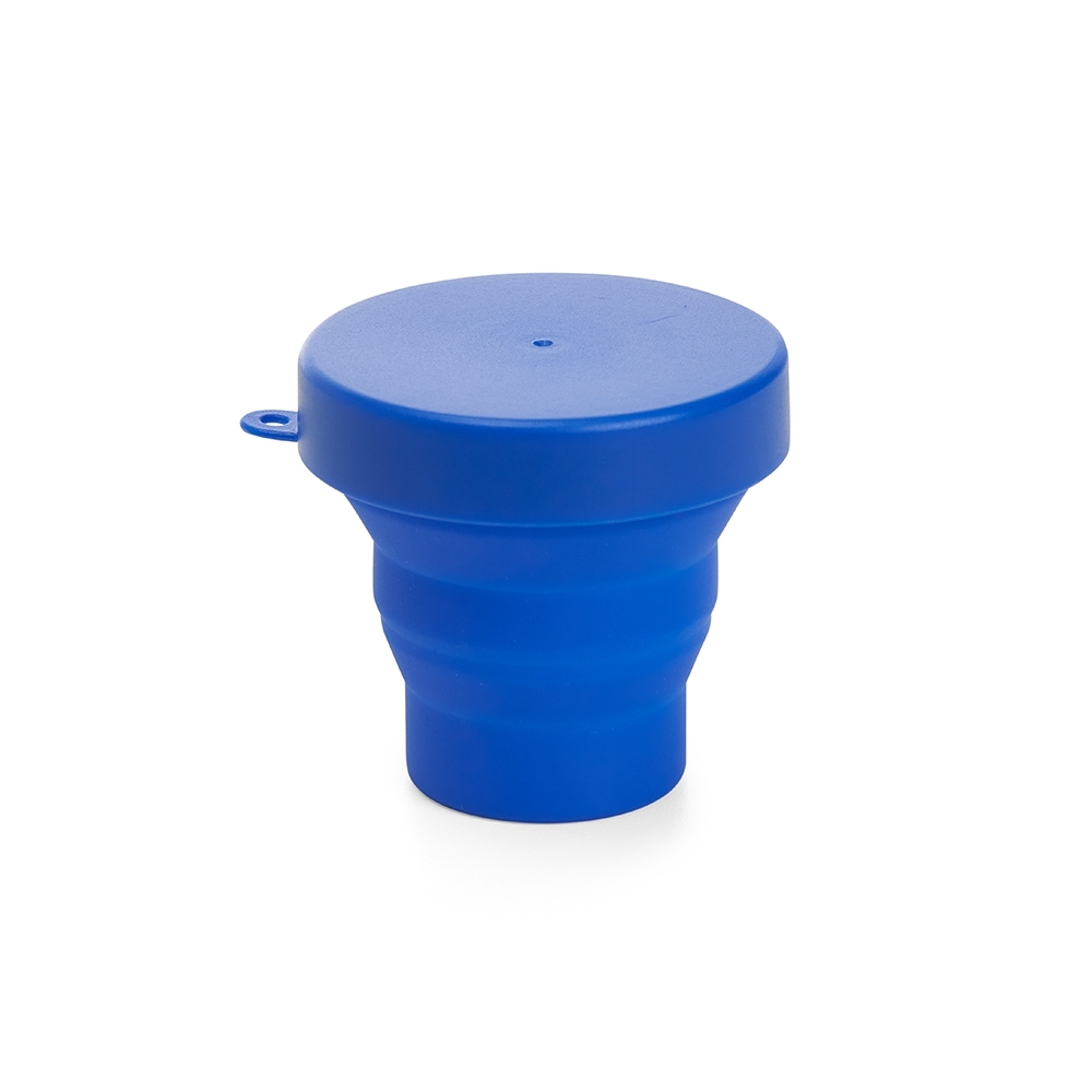 COPO RETRÁTIL DE SILICONE 150ML SPX-18636-AZU NA COR AZUL
