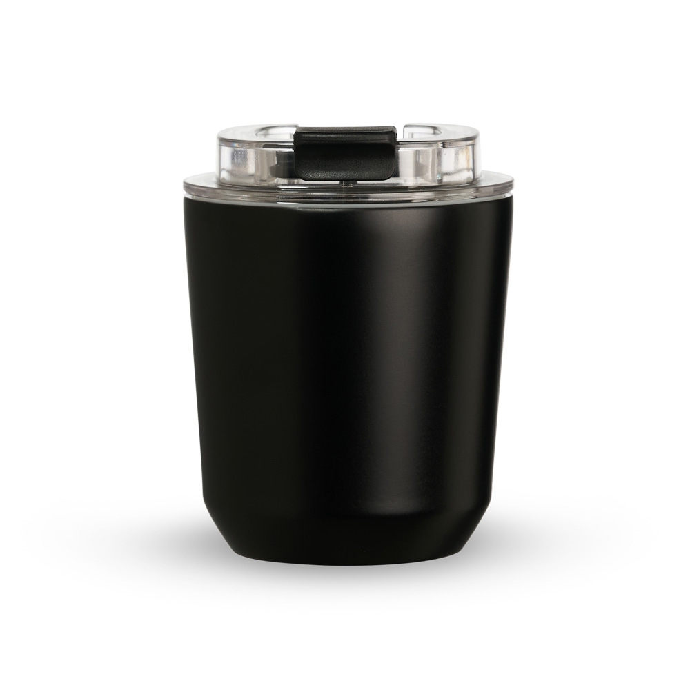 COPO TÉRMICO 280ML SPX-18907-PRE NA COR PRETO