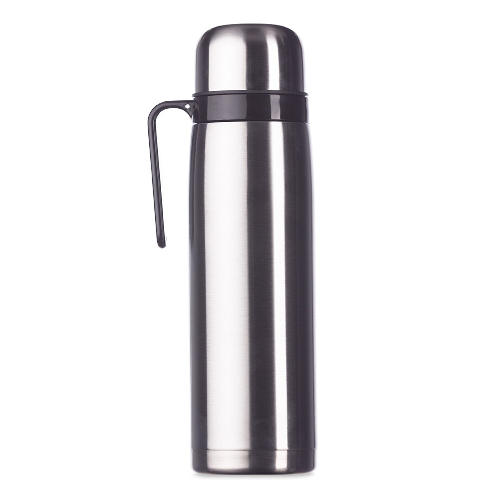 GARRAFA TÉRMICA 1L INOX SPX-02090-INO/PRE NA COR PRATA