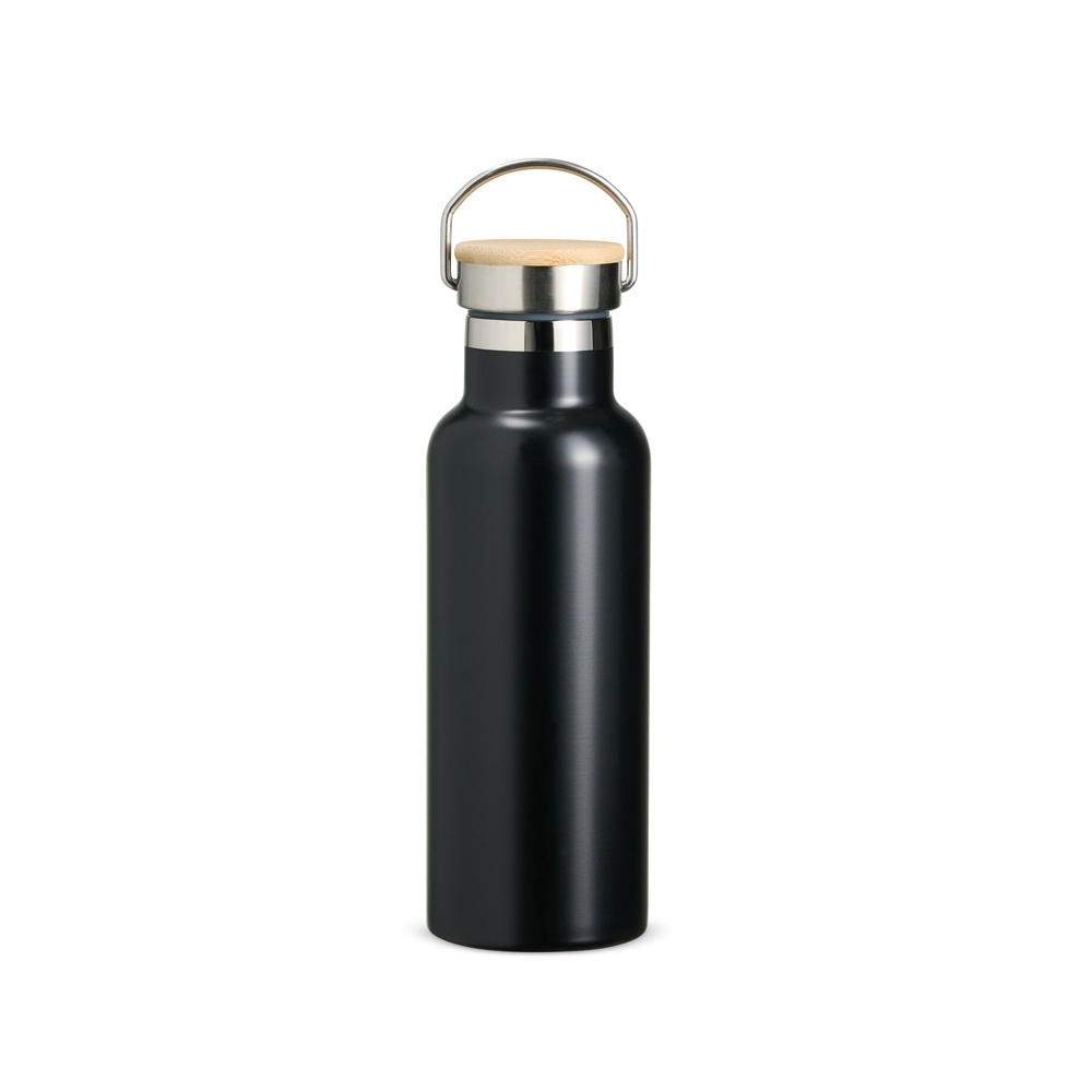 GARRAFA TÉRMICA INOX 500ML SPX-14784B-PRE NA COR PRETO