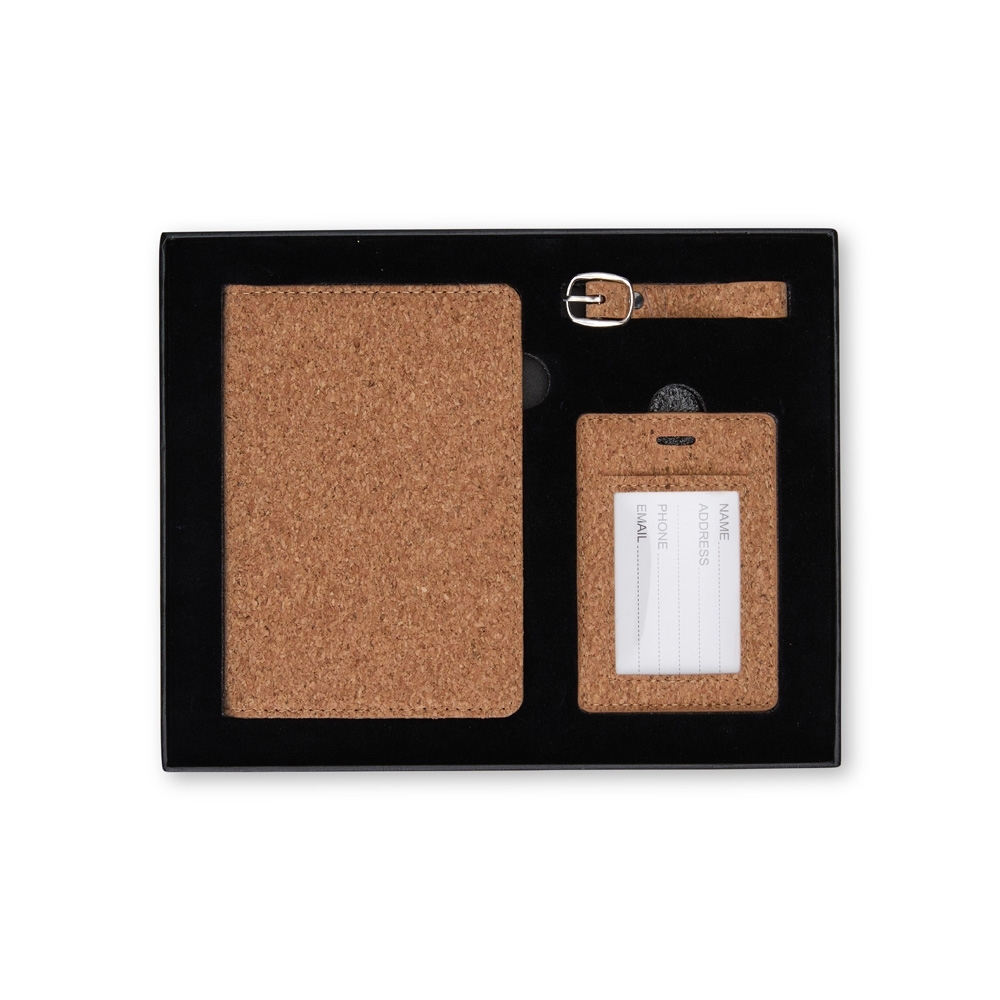 KIT VIAGEM 3 PEÇAS SPX-18042-BEG NA COR BEGE