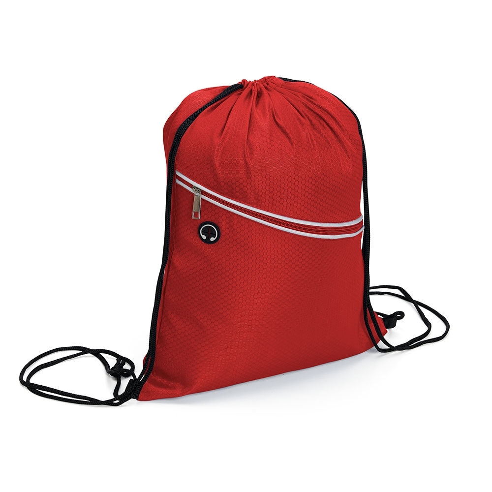 SACOCHILA POLIÉSTER SPX-18601-VM NA COR VERMELHO