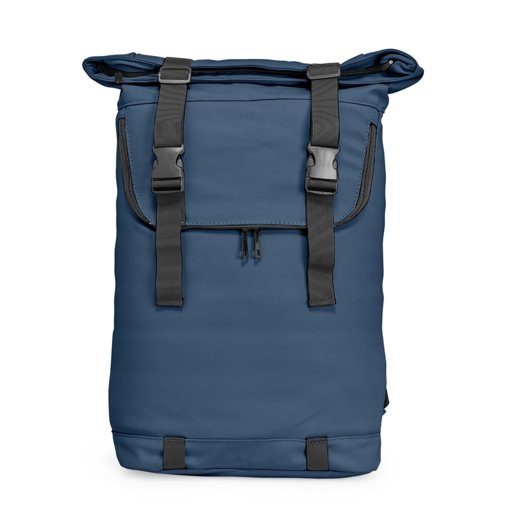 MOCHILA DE COURO SINTÉTICO 34 LITROS SPX-E@07034-AZU NA COR AZUL