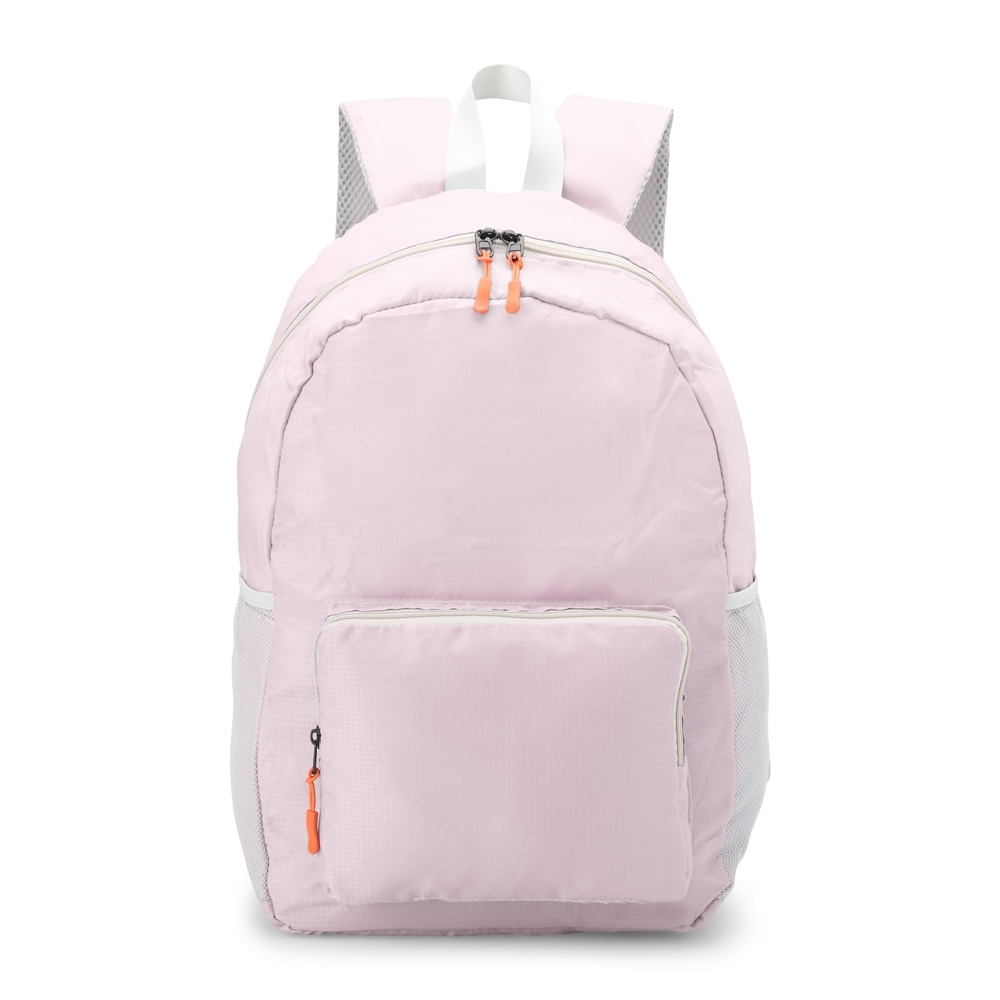 MOCHILA DE NYLON DOBRÁVEL 24L SPX-18832-ROS NA COR ROSA