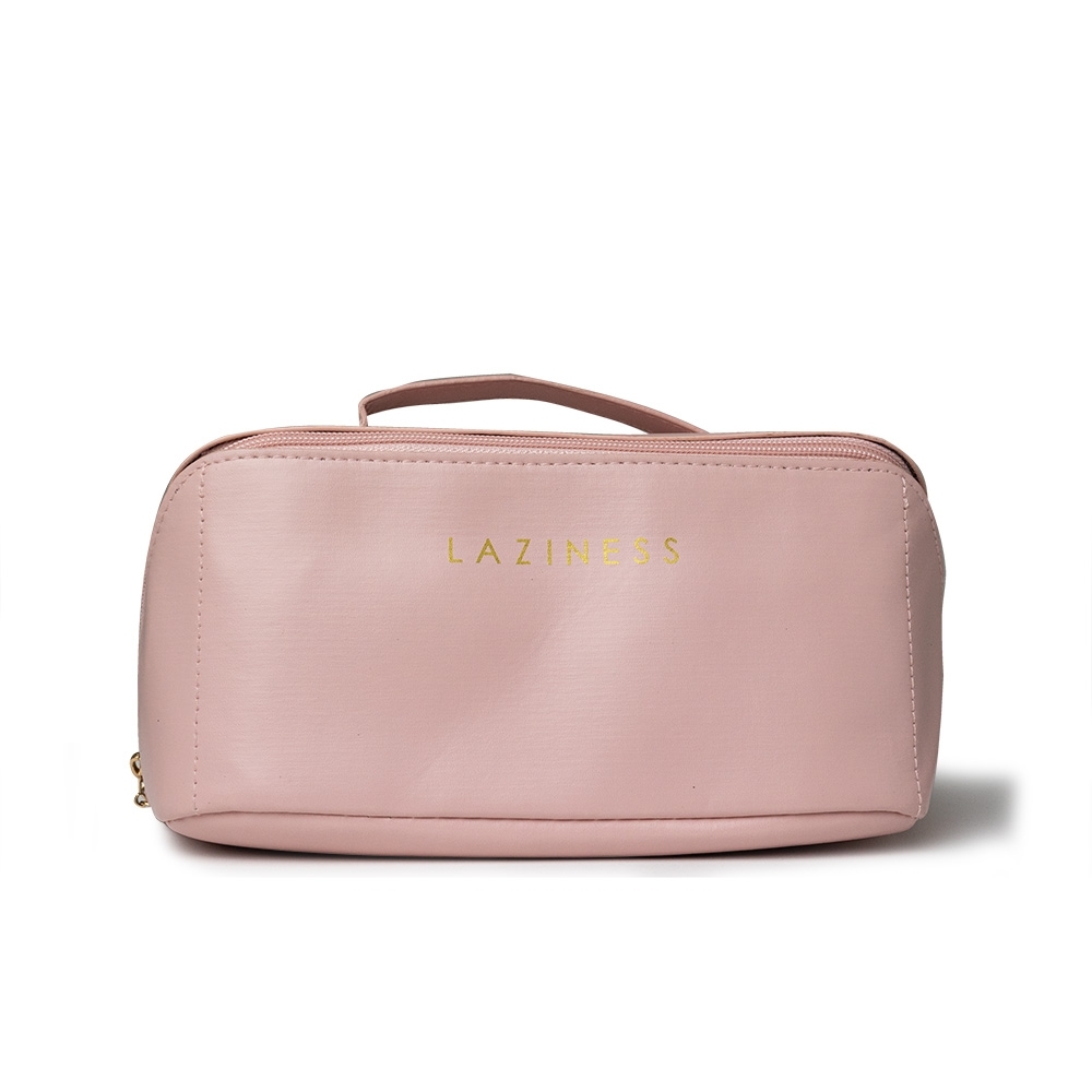 NÉCESSAIRE EM COURO SINTÉTICO SPX-E@18751-ROS NA COR ROSA