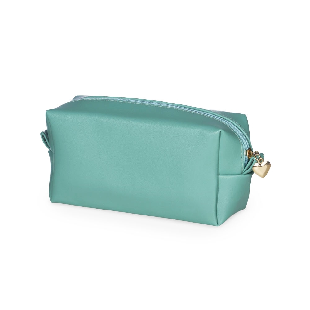 NECESSAIRE EM PU SPX-18650-VD NA COR VERDE