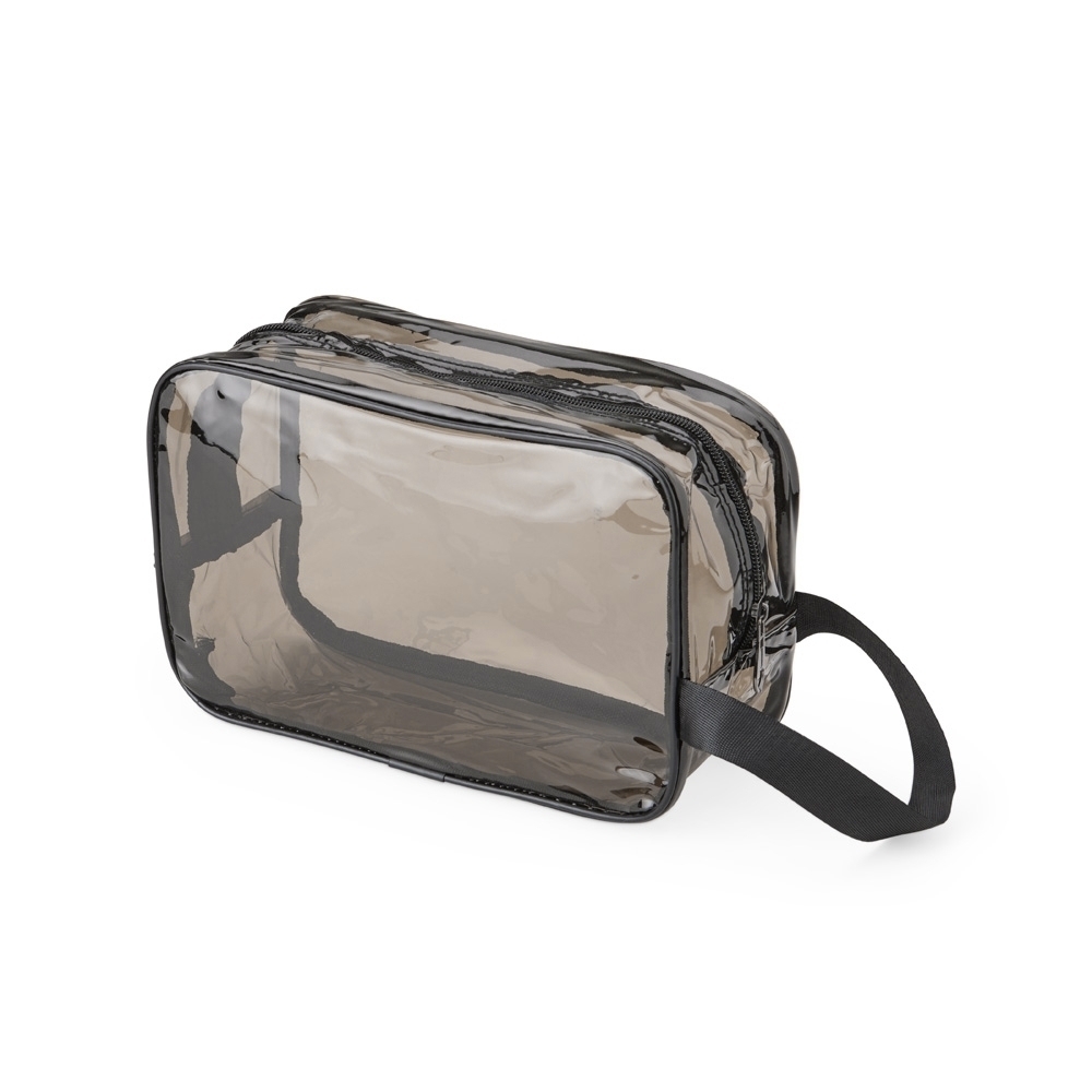 NÉCESSAIRE PLÁSTICA SPX-18775-PRE NA COR PRETO