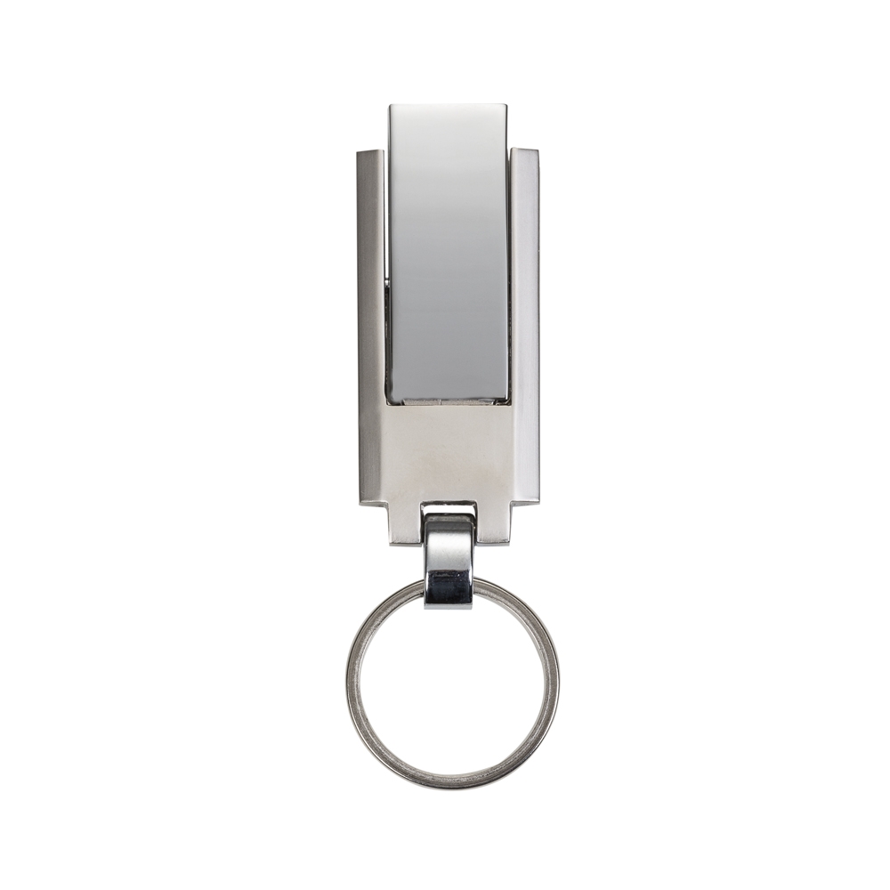 PEN DRIVE CHAVEIRO METAL GRANDE 8 GB RETRÁTIL SPX-037-8GB-PRA NA COR COBRE