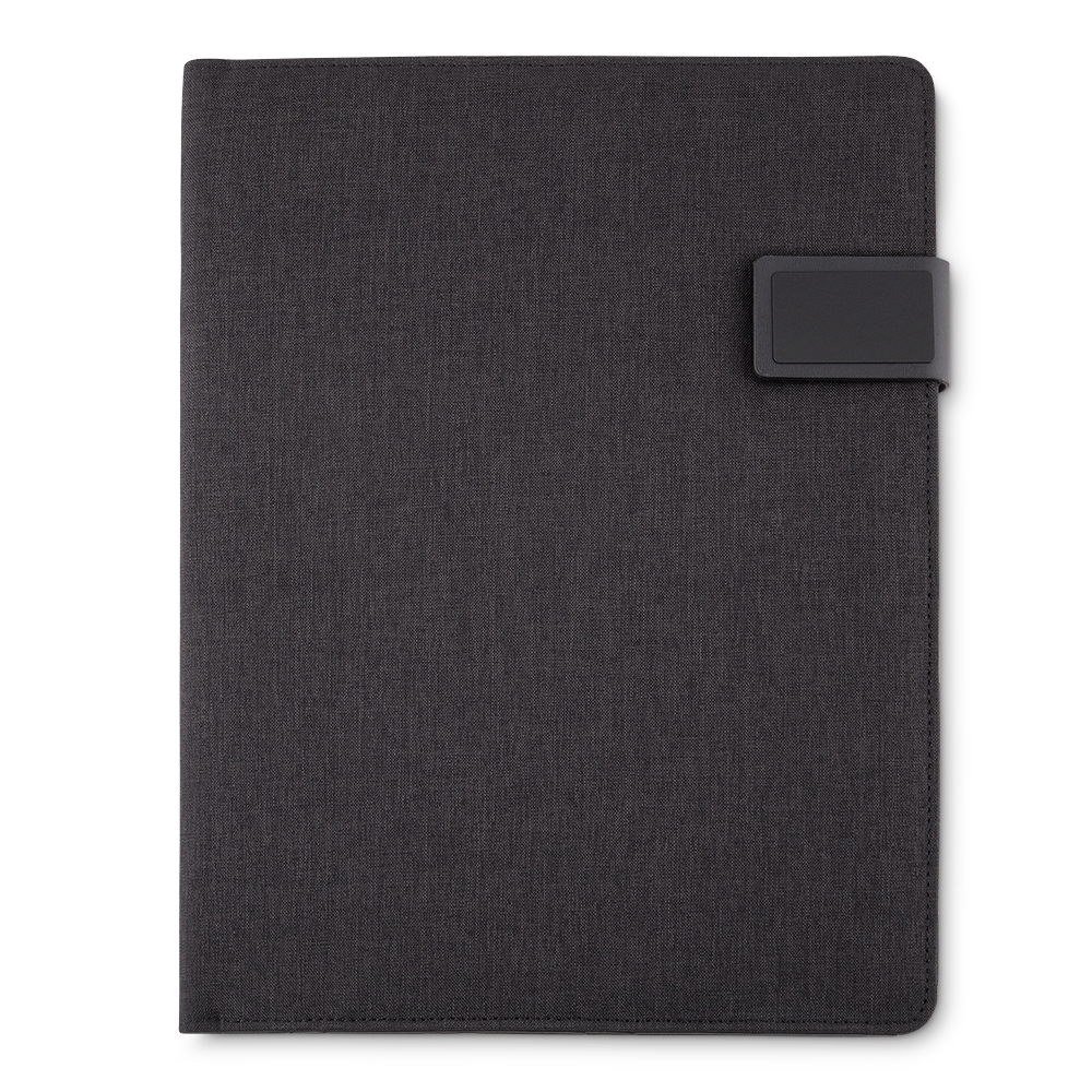 PASTA CONVENÇÃO C/ BLOCO E COMPART. SPX-14040-PRE NA COR PRETO