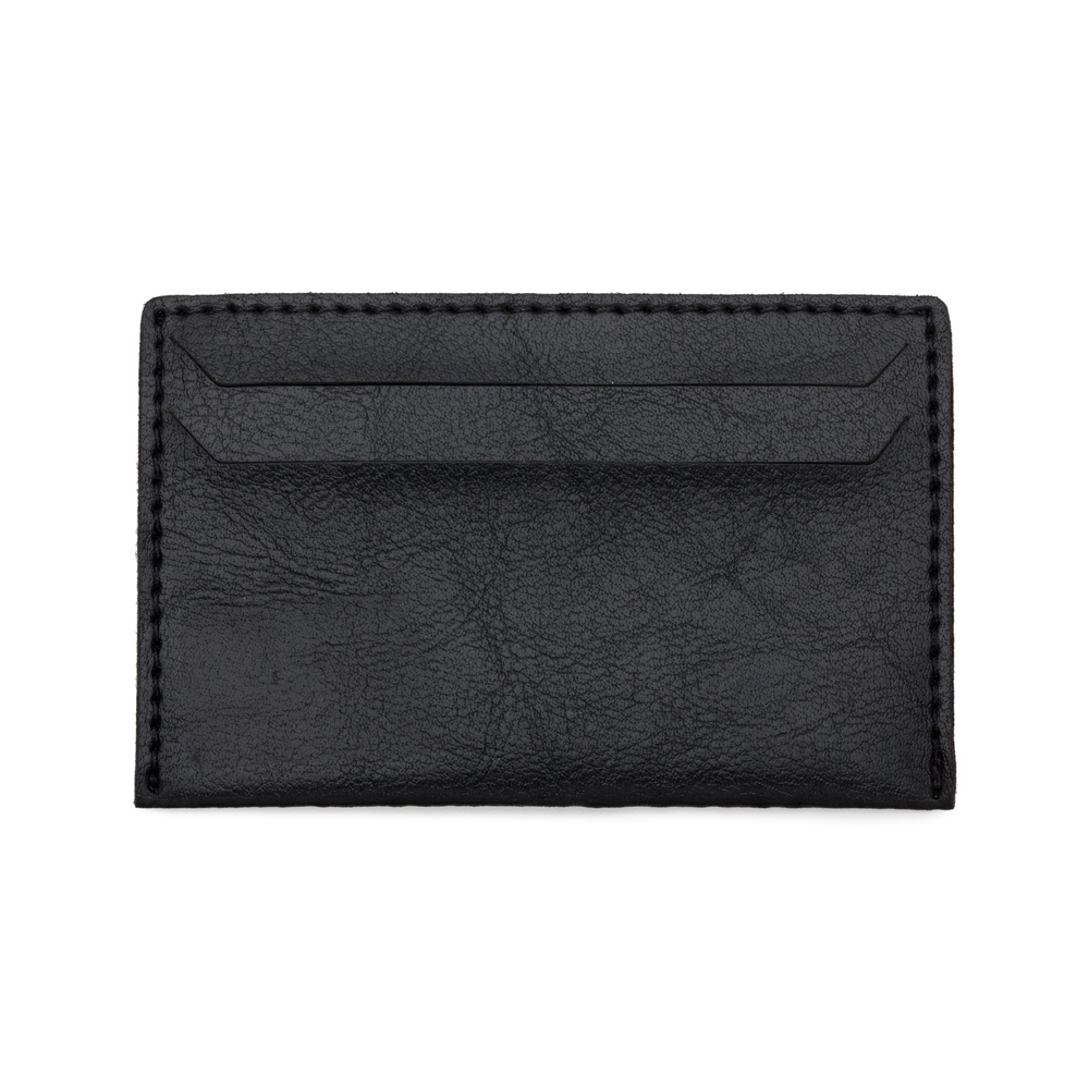 PORTA CARTÃO DE COURO SINTETICO SPX-13641-PRE NA COR PRETO