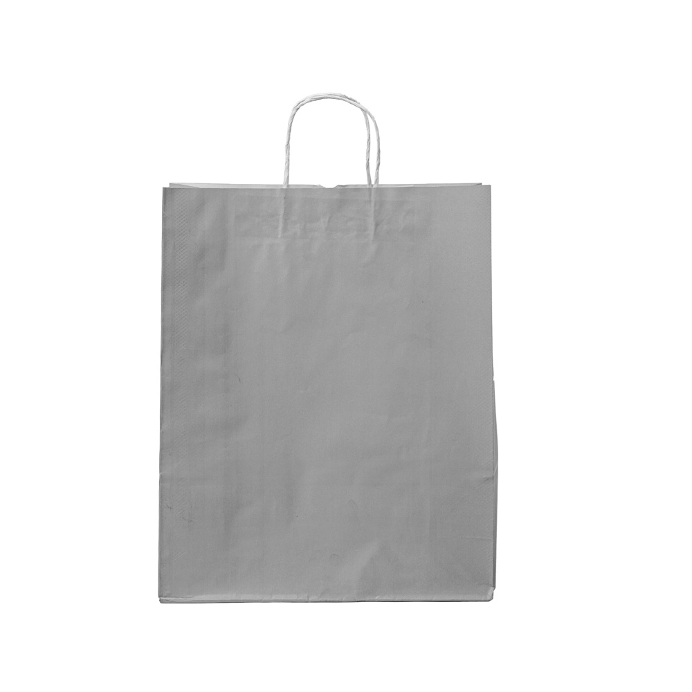 SACOLA KRAFT GRANDE SPX-15143-CIN NA COR PRATA