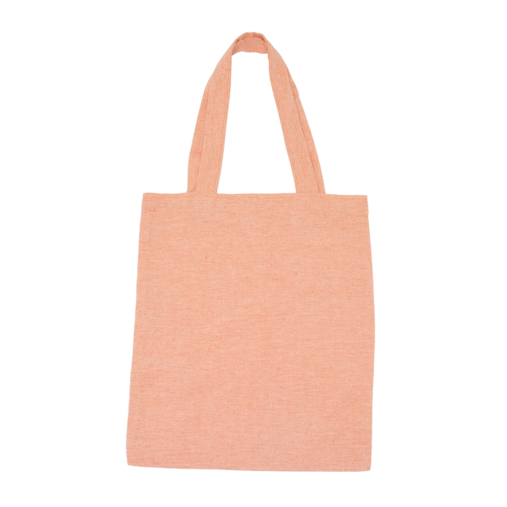 SACOLA DE ALGODÃO SPX-14962-LAR NA COR LARANJA