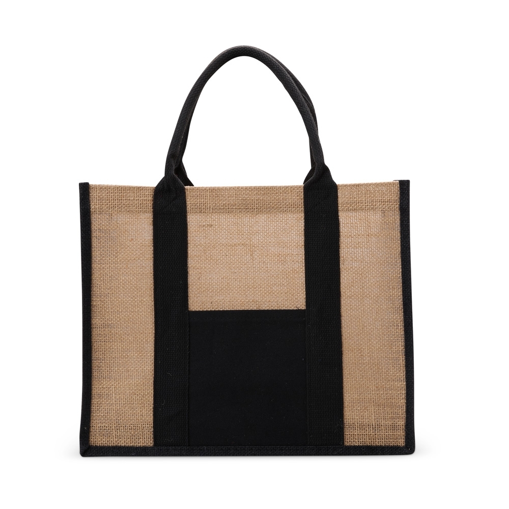 SACOLA DE LINHO SPX-08074-PRE NA COR PRETO