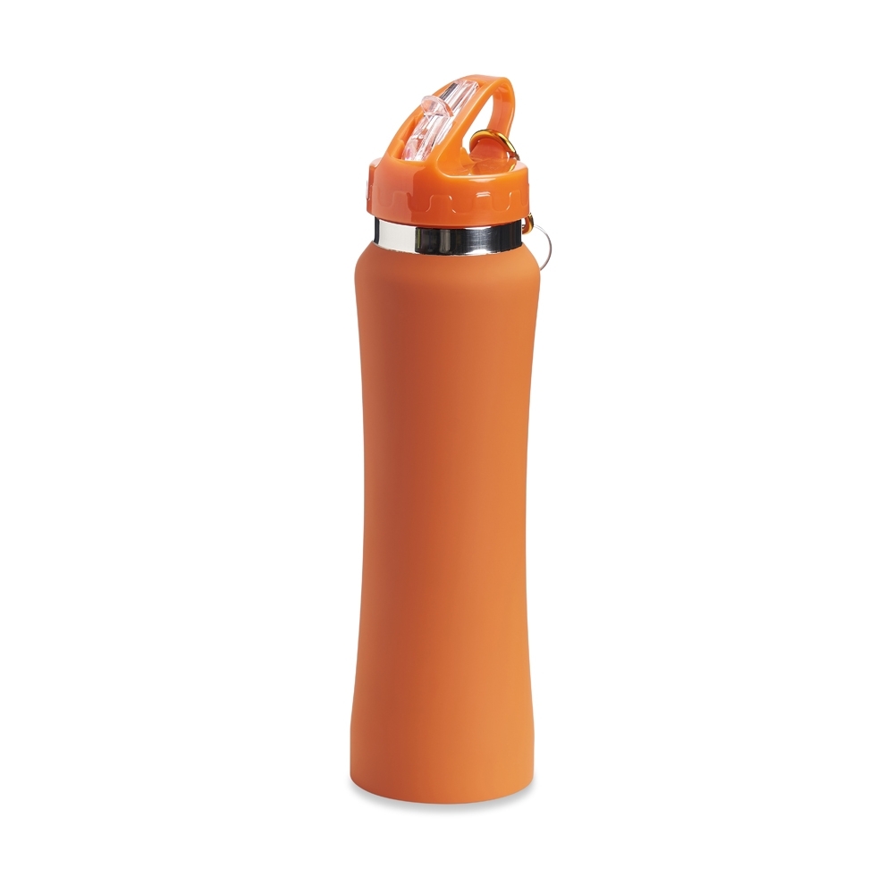 SQUEEZE INOX 750ML SPX-P@04096-LAR NA COR LARANJA