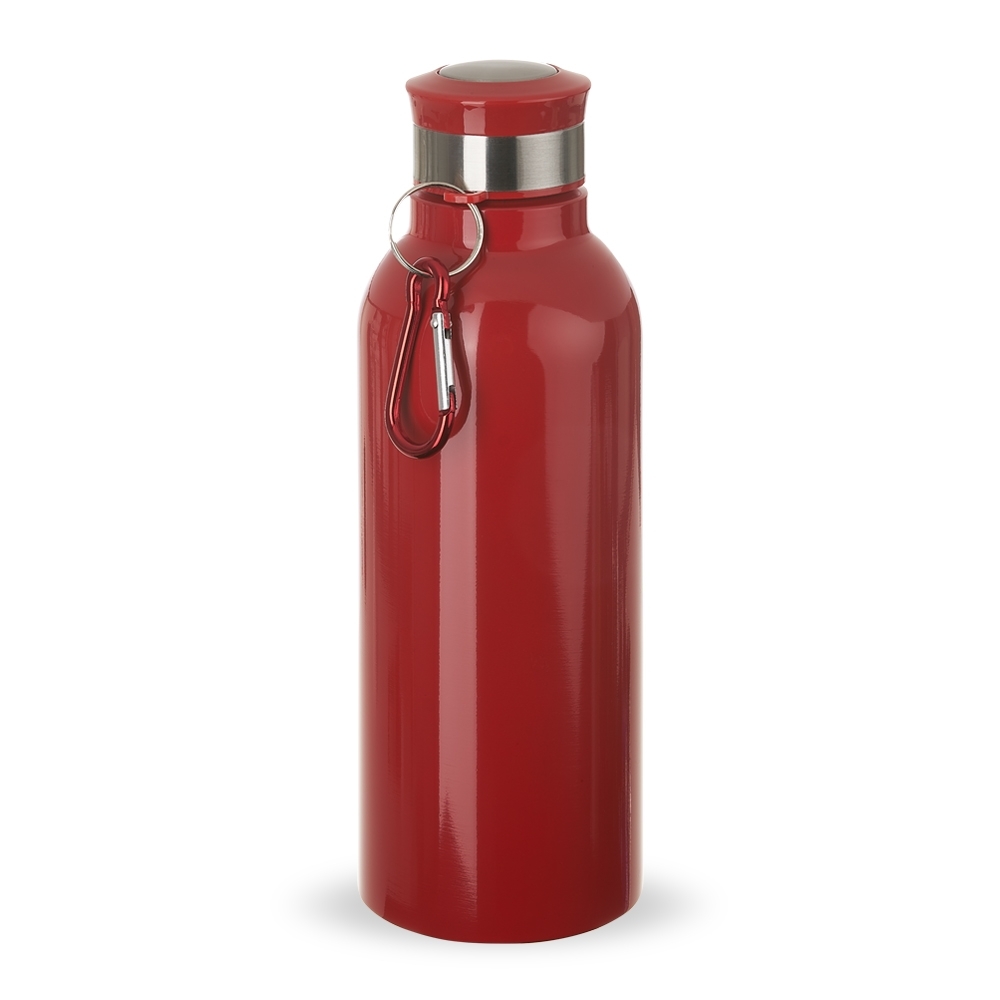 GARRAFA INOX 700ML SPX-18547-VM NA COR VERMELHO