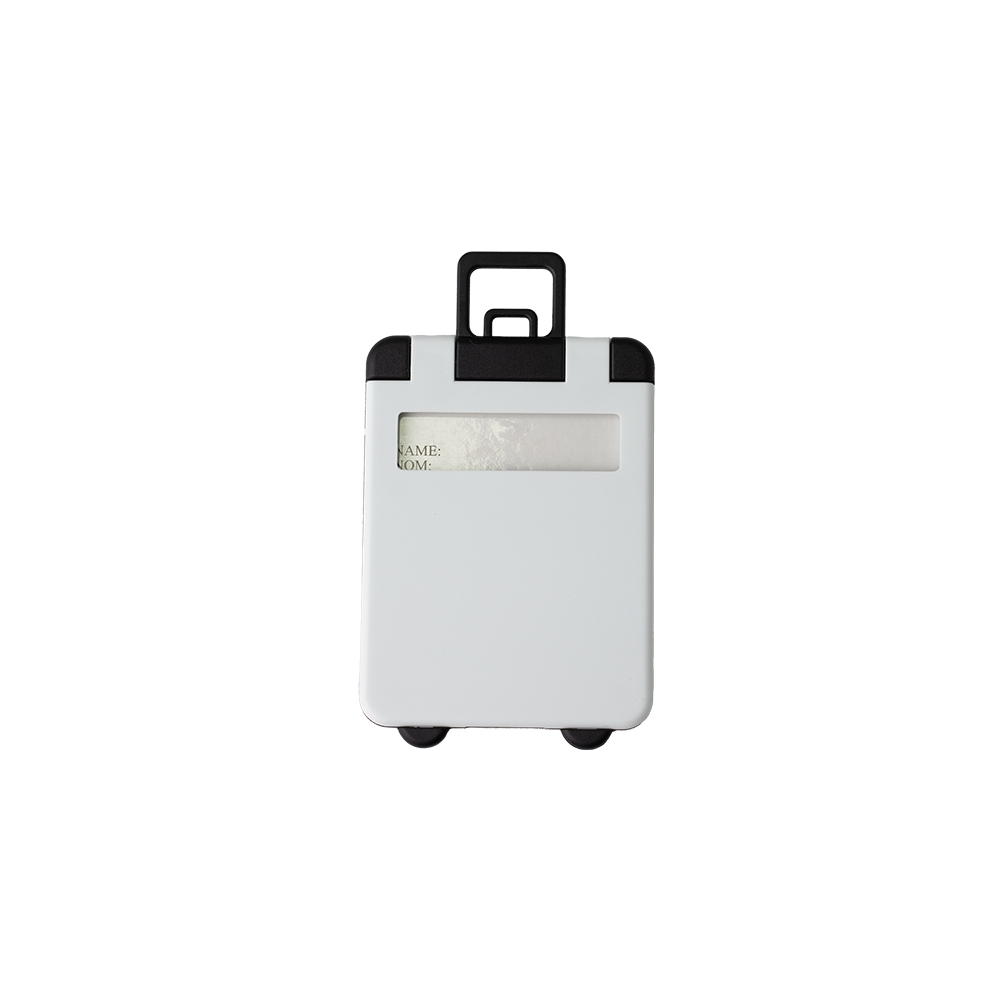TAG IDENTIFICADOR DE BAGAGEM SPX-15032-BCO NA COR BRANCO