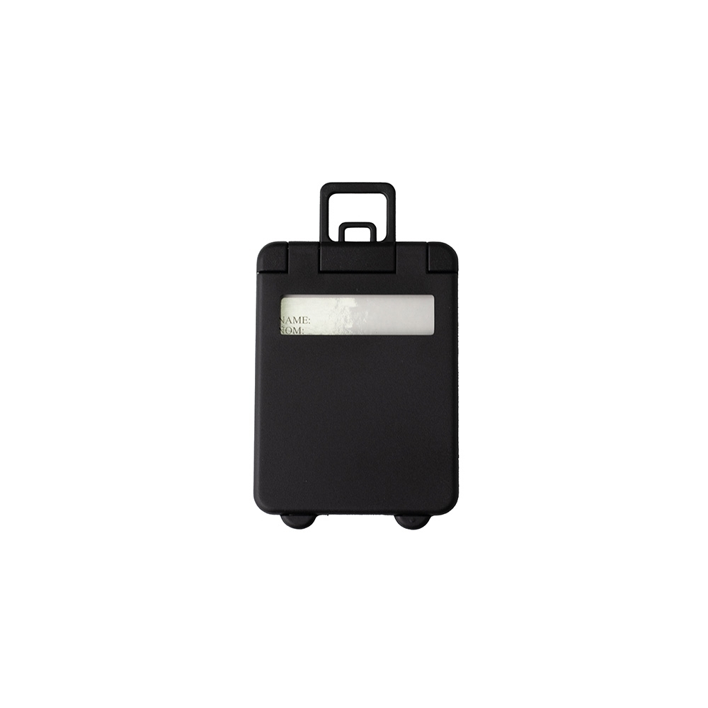 TAG IDENTIFICADOR DE BAGAGEM SPX-15032-PRE NA COR PRETO