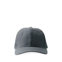 BONÉ POLIÉSTER ABA CURVA COM TELA SPX-18986-CIN NA COR CINZA