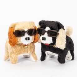 CACHORRO DE PELÚCIA ARTICULADO SPX-P$BRINQ108-MIS NA COR AMARELO