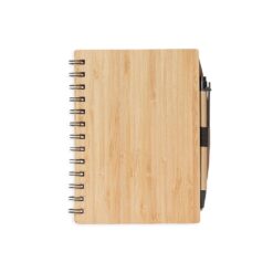 CADERNETA ECOLÓGICA COM CANETA SPX-15279-BMB NA COR BAMBU