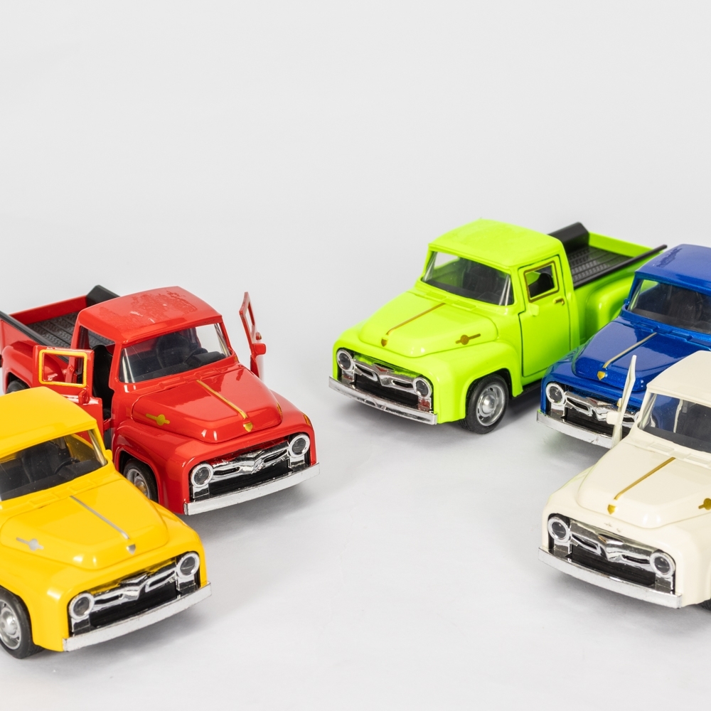 CAMINHONETE MINIATURA SPX-P$BRINQ53-MIS NA COR AMARELO