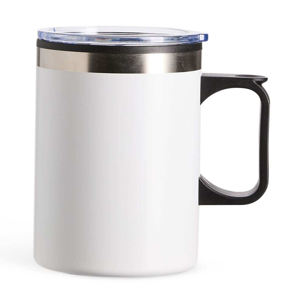 CANECA PLÁSTICA 375ML SPX-19015-BCO NA COR BRANCO