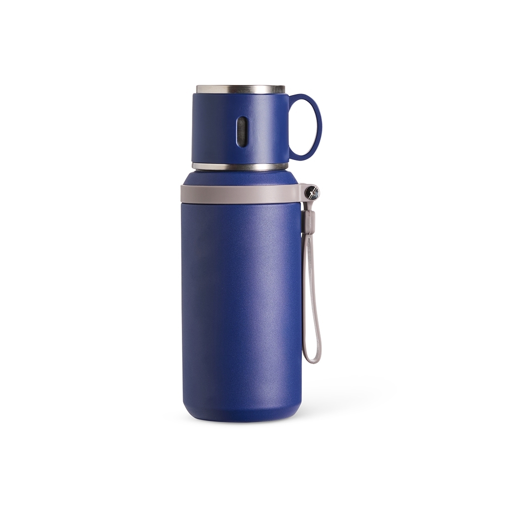 GARRAFA TÉRMICA 600ML SPX-18975-AZU NA COR PRETO