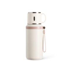 GARRAFA TÉRMICA 600ML SPX-18975-BCO NA COR BEGE