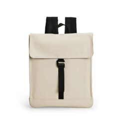 MOCHILA COURO SINTÉTICO 16L SPX-08346-CRE NA COR BEGE